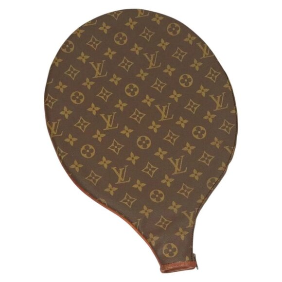 LOUIS VUITTON Monogram Racket Case LV Auth am8788 - Picture 1 of 12